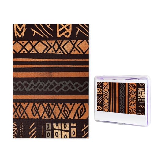 Afrikanisches Schlammtuch Stammespuzzle für Erwachsene 1000 Teile, Holzpuzzle aus Fotos, herausfordernde Puzzles Perfekt für Spieleabende, Heimdekoration Puzzles Geschenk für Urlaub Geburtstag Afrikanisches Schlammtuch Stammespuzzle für Erwachsene 1000 Teile, Holzpuzzle aus Fotos, herausfordernde Puzzles Perfekt für Spieleabende, Heimdekoration Puzzles Geschenk für Urlaub Geburtstag von BWLHJKE
