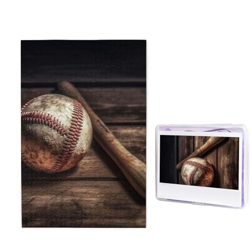 Baseball auf Holzpuzzle für Erwachsene 1000 Teile, Holzpuzzle aus Fotos, herausfordernde Puzzles Perfekt für Spieleabende, Heimdekoration Puzzles Geschenk für Urlaub Geburtstag Baseball auf Holzpuzzle für Erwachsene 1000 Teile, Holzpuzzle aus Fotos, herausfordernde Puzzles Perfekt für Spieleabende, Heimdekoration Puzzles Geschenk für Urlaub Geburtstag von BWLHJKE
