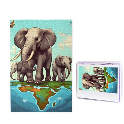 Elefanten Puzzle für Erwachsene 1000 Teile, Holzpuzzle aus Fotos, herausfordernde Puzzles Perfekt für Spieleabende, Heimdekoration Puzzles Geschenk für Urlaub Geburtstag Elefanten Puzzle für Erwachsene 1000 Teile, Holzpuzzle aus Fotos, herausfordernde Puzzles Perfekt für Spieleabende, Heimdekoration Puzzles Geschenk für Urlaub Geburtstag von BWLHJKE