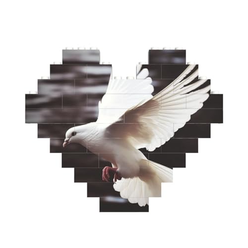Flying Dove Building Brick Block Puzzle Heart Shaped, Personalized Picture Puzzles Photo Jigsaw Puzzles for Adults 3D Micro Building Blocks for Home Decor Bricks Set Flying Dove Building Brick Block Puzzle Heart Shaped, Personalized Picture Puzzles Photo Jigsaw Puzzles for Adults 3D Micro Building Blocks for Home Decor Bricks Set von BWLHJKE