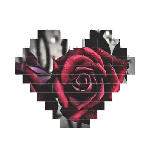 Gothic Roses Building Brick Block Puzzle Heart Shaped, Personalized Picture Puzzles Photo Jigsaw Puzzles for Adults 3D Micro Building Blocks for Home Decor Bricks Set Gothic Roses Building Brick Block Puzzle Heart Shaped, Personalized Picture Puzzles Photo Jigsaw Puzzles for Adults 3D Micro Building Blocks for Home Decor Bricks Set von BWLHJKE