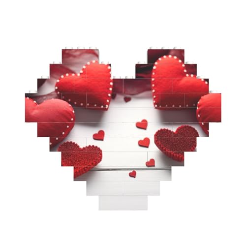 Handgefertigtes Herz-Baustein-Puzzle in Herzform, personalisierte Bilder-Puzzles für Erwachsene, 3D-Mikro-Bausteine für Heimdekoration, Steine-Set Handgefertigtes Herz-Baustein-Puzzle in Herzform, personalisierte Bilder-Puzzles für Erwachsene, 3D-Mikro-Bausteine für Heimdekoration, Steine-Set von BWLHJKE