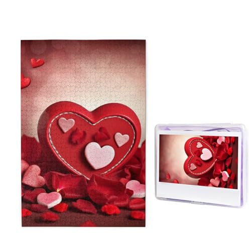 Happy Valentine's Day Puzzle für Erwachsene 1000 Teile, Holzpuzzle aus Fotos, herausfordernde Puzzles perfekt für Spieleabende, Heimdekoration Puzzles Geschenk für Urlaub Geburtstag Happy Valentine's Day Puzzle für Erwachsene 1000 Teile, Holzpuzzle aus Fotos, herausfordernde Puzzles perfekt für Spieleabende, Heimdekoration Puzzles Geschenk für Urlaub Geburtstag von BWLHJKE