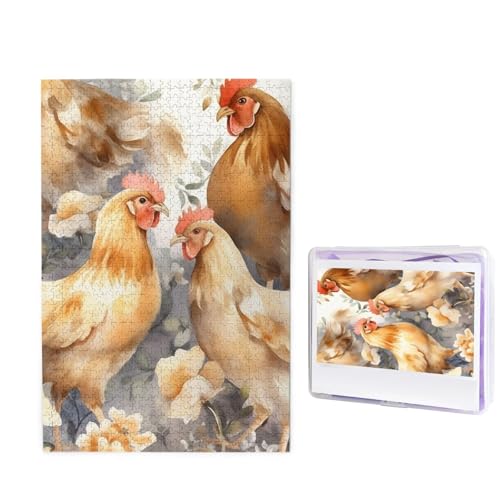 Hühnerente Puzzle für Erwachsene 1000 Teile, Holzpuzzle aus Fotos, herausfordernde Puzzles Perfekt für Spieleabende, Heimdekoration Puzzles Geschenk für Urlaub Geburtstag Hühnerente Puzzle für Erwachsene 1000 Teile, Holzpuzzle aus Fotos, herausfordernde Puzzles Perfekt für Spieleabende, Heimdekoration Puzzles Geschenk für Urlaub Geburtstag von BWLHJKE
