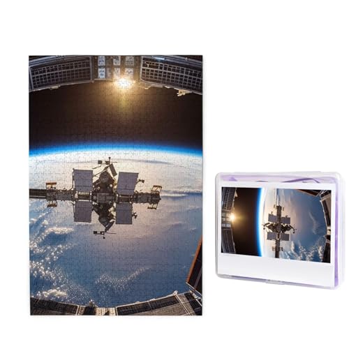 Internationale Raumstation Bilderpuzzle für Erwachsene 1000 Teile, Holzpuzzle aus Fotos, herausfordernde Puzzles Perfekt für Spieleabende, Heimdekoration Puzzles Geschenk für Urlaub Geburtstag Internationale Raumstation Bilderpuzzle für Erwachsene 1000 Teile, Holzpuzzle aus Fotos, herausfordernde Puzzles Perfekt für Spieleabende, Heimdekoration Puzzles Geschenk für Urlaub Geburtstag von BWLHJKE