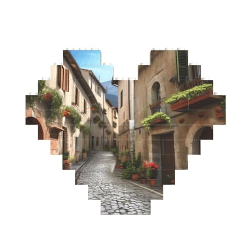 Italian Town Street Building Brick Block Puzzle Heart Shaped, Personalized Picture Puzzles Photo Jigsaw Puzzles for Adults 3D Micro Building Blocks for Home Decor Bricks Set Italian Town Street Building Brick Block Puzzle Heart Shaped, Personalized Picture Puzzles Photo Jigsaw Puzzles for Adults 3D Micro Building Blocks for Home Decor Bricks Set von BWLHJKE