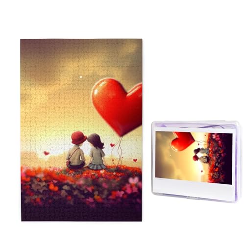 Liebespaar-Puzzle für Erwachsene 1000 Teile, Holzpuzzle aus Fotos, herausfordernde Puzzles perfekt für Spieleabende, Heimdekoration Puzzles Geschenk für Urlaub Geburtstag Liebespaar-Puzzle für Erwachsene 1000 Teile, Holzpuzzle aus Fotos, herausfordernde Puzzles perfekt für Spieleabende, Heimdekoration Puzzles Geschenk für Urlaub Geburtstag von BWLHJKE