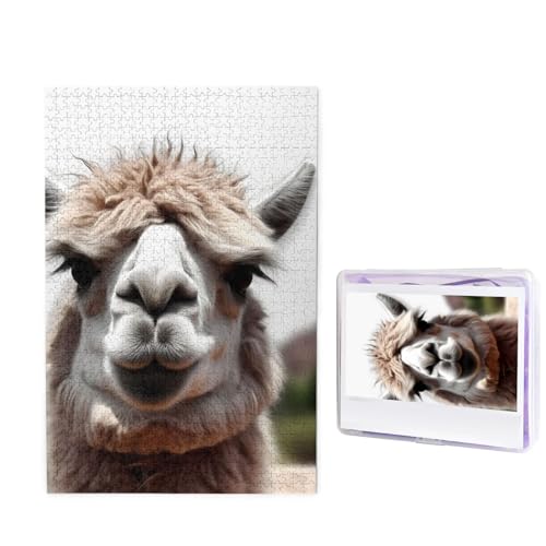 Lustiges Alpaka Lama Puzzle für Erwachsene 1000 Teile, Holzpuzzle aus Fotos, herausfordernde Puzzles Perfekt für Spieleabende, Heimdekoration Puzzles Geschenk für Urlaub Geburtstag Lustiges Alpaka Lama Puzzle für Erwachsene 1000 Teile, Holzpuzzle aus Fotos, herausfordernde Puzzles Perfekt für Spieleabende, Heimdekoration Puzzles Geschenk für Urlaub Geburtstag von BWLHJKE