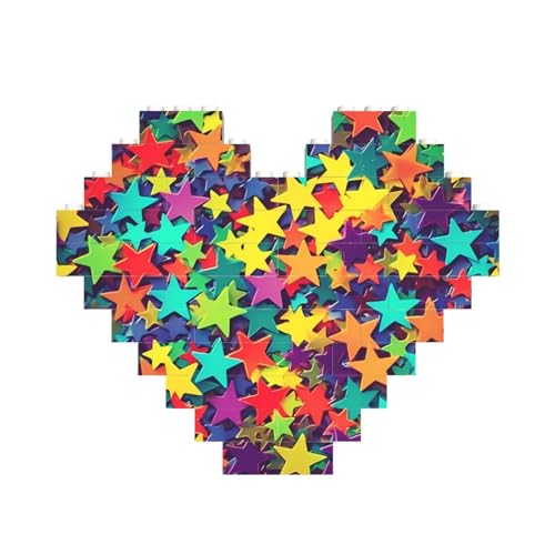 Many Stars Building Brick Block Puzzle Heart Shaped, Personalized Picture Puzzles Photo Jigsaw Puzzles for Adults 3D Micro Building Blocks for Home Decor Bricks Set Many Stars Building Brick Block Puzzle Heart Shaped, Personalized Picture Puzzles Photo Jigsaw Puzzles for Adults 3D Micro Building Blocks for Home Decor Bricks Set von BWLHJKE