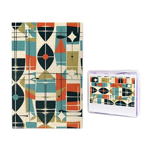 Modern Mid Century Puzzle für Erwachsene 1000 Teile, Holzpuzzle aus Fotos, herausfordernde Puzzles Perfekt für Spieleabende, Heimdekoration Puzzles Geschenk für Urlaub Geburtstag Modern Mid Century Puzzle für Erwachsene 1000 Teile, Holzpuzzle aus Fotos, herausfordernde Puzzles Perfekt für Spieleabende, Heimdekoration Puzzles Geschenk für Urlaub Geburtstag von BWLHJKE