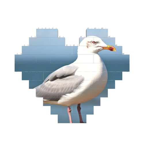 Niedliche Möwen-Baustein-Puzzle, herzförmig, personalisiertes Bild, Puzzle, Foto-Puzzles für Erwachsene, 3D-Mikro-Bausteine für Heimdekoration, Steine-Set Niedliche Möwen-Baustein-Puzzle, herzförmig, personalisiertes Bild, Puzzle, Foto-Puzzles für Erwachsene, 3D-Mikro-Bausteine für Heimdekoration, Steine-Set von BWLHJKE