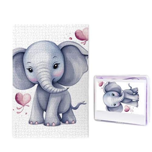 Niedliches Elefantenpuzzle für Erwachsene 1000 Teile, Holzpuzzle aus Fotos, herausfordernde Puzzles perfekt für Spieleabende, Heimdekoration Puzzles Geschenk für Urlaub Geburtstag Niedliches Elefantenpuzzle für Erwachsene 1000 Teile, Holzpuzzle aus Fotos, herausfordernde Puzzles perfekt für Spieleabende, Heimdekoration Puzzles Geschenk für Urlaub Geburtstag von BWLHJKE