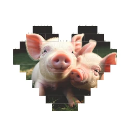 Niedliches Tierbaustein-Puzzle in Herzform, personalisiertes Bild, Puzzle, Foto-Puzzles für Erwachsene, 3D-Mikro-Bausteine für Heimdekoration, Ziegel-Set Niedliches Tierbaustein-Puzzle in Herzform, personalisiertes Bild, Puzzle, Foto-Puzzles für Erwachsene, 3D-Mikro-Bausteine für Heimdekoration, Ziegel-Set von BWLHJKE