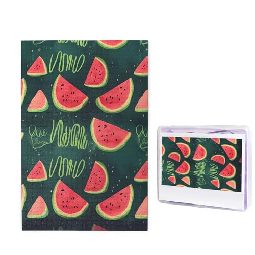 One in a Melon Puzzle für Erwachsene 1000 Teile, Holzpuzzle aus Fotos, herausfordernde Puzzles Perfekt für Spieleabende, Heimdekoration Puzzles Geschenk für Urlaub Geburtstag von BWLHJKE