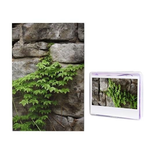 Pflanze auf Steinwand Puzzle für Erwachsene 1000 Teile, Holzpuzzle aus Fotos, herausfordernde Puzzles Perfekt für Spieleabende, Heimdekoration Puzzles Geschenk für Urlaub Geburtstag Pflanze auf Steinwand Puzzle für Erwachsene 1000 Teile, Holzpuzzle aus Fotos, herausfordernde Puzzles Perfekt für Spieleabende, Heimdekoration Puzzles Geschenk für Urlaub Geburtstag von BWLHJKE