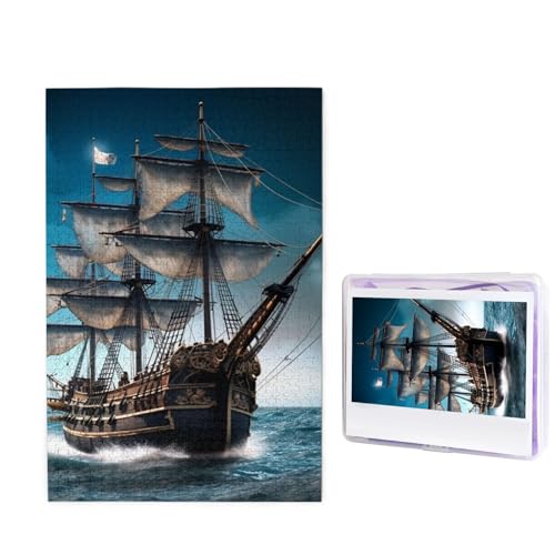 Piratenschiff Puzzle für Erwachsene 1000 Teile, Holzpuzzle aus Fotos, herausfordernde Puzzles perfekt für Spieleabende, Heimdekoration Puzzles Geschenk für Urlaub Geburtstag Piratenschiff Puzzle für Erwachsene 1000 Teile, Holzpuzzle aus Fotos, herausfordernde Puzzles perfekt für Spieleabende, Heimdekoration Puzzles Geschenk für Urlaub Geburtstag von BWLHJKE
