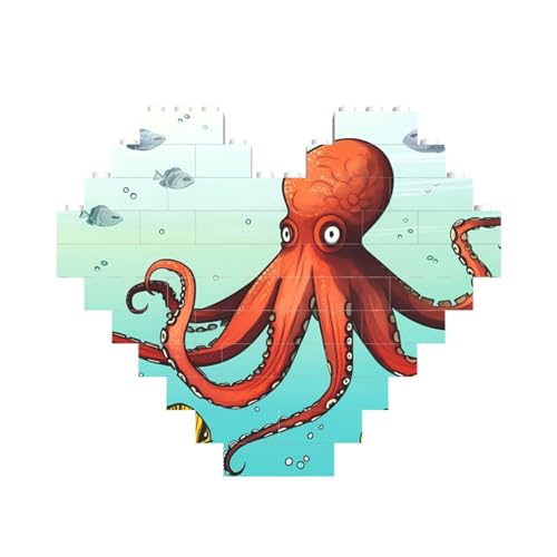 Riesiges Oktopus-Baustein-Puzzle in Herzform, personalisierte Bilder-Puzzles für Erwachsene, 3D-Mikro-Bausteine für Heimdekoration, Ziegel-Set Riesiges Oktopus-Baustein-Puzzle in Herzform, personalisierte Bilder-Puzzles für Erwachsene, 3D-Mikro-Bausteine für Heimdekoration, Ziegel-Set von BWLHJKE