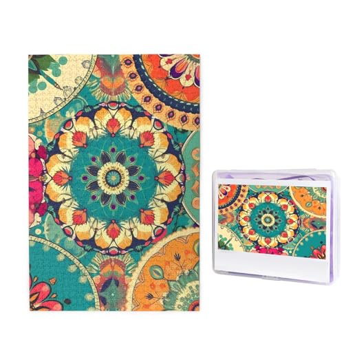 Runde Blumenpuzzle für Erwachsene 1000 Teile, Holzpuzzle aus Fotos, herausfordernde Puzzles Perfekt für Spieleabende, Heimdekoration Puzzles Geschenk für Urlaub Geburtstag Runde Blumenpuzzle für Erwachsene 1000 Teile, Holzpuzzle aus Fotos, herausfordernde Puzzles Perfekt für Spieleabende, Heimdekoration Puzzles Geschenk für Urlaub Geburtstag von BWLHJKE
