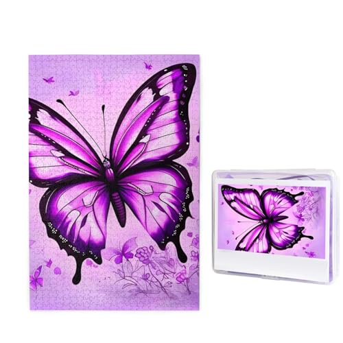 Schmetterling Puzzle für Erwachsene 1000 Teile, Holzpuzzle aus Fotos, herausfordernde Puzzles Perfekt für Spieleabende, Heimdekoration Puzzles Geschenk für Urlaub Geburtstag Schmetterling Puzzle für Erwachsene 1000 Teile, Holzpuzzle aus Fotos, herausfordernde Puzzles Perfekt für Spieleabende, Heimdekoration Puzzles Geschenk für Urlaub Geburtstag von BWLHJKE