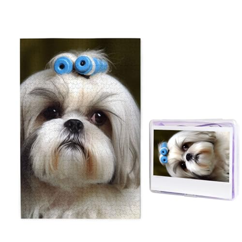 Shih Tzu Hundepuzzle für Erwachsene 1000 Teile, Holzpuzzle aus Fotos, Herausfordernde Puzzles Perfekt für Spieleabende, Heimdekoration Puzzles Geschenk für Urlaub Geburtstag Shih Tzu Hundepuzzle für Erwachsene 1000 Teile, Holzpuzzle aus Fotos, Herausfordernde Puzzles Perfekt für Spieleabende, Heimdekoration Puzzles Geschenk für Urlaub Geburtstag von BWLHJKE