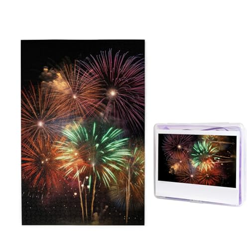 Splendid Fireworks Puzzle für Erwachsene 1000 Teile, Holzpuzzle von Fotos, Herausfordernde Puzzles Perfekt für Spieleabende, Heimdekoration Puzzles Geschenk für Urlaub Geburtstag Splendid Fireworks Puzzle für Erwachsene 1000 Teile, Holzpuzzle von Fotos, Herausfordernde Puzzles Perfekt für Spieleabende, Heimdekoration Puzzles Geschenk für Urlaub Geburtstag von BWLHJKE