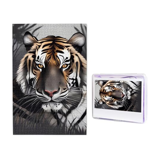 Tiger at Rest Puzzle für Erwachsene 1000 Teile, Holzpuzzle aus Fotos, herausfordernde Puzzles perfekt für Spieleabende, Heimdekoration Puzzles Geschenk für Urlaub Geburtstag Tiger at Rest Puzzle für Erwachsene 1000 Teile, Holzpuzzle aus Fotos, herausfordernde Puzzles perfekt für Spieleabende, Heimdekoration Puzzles Geschenk für Urlaub Geburtstag von BWLHJKE