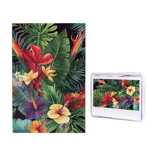 Tropische Pflanze Blumen Puzzle für Erwachsene 1000 Teile, Holzpuzzle aus Fotos, herausfordernde Puzzles Perfekt für Spieleabende, Heimdekoration Puzzles Geschenk für Urlaub Geburtstag Tropische Pflanze Blumen Puzzle für Erwachsene 1000 Teile, Holzpuzzle aus Fotos, herausfordernde Puzzles Perfekt für Spieleabende, Heimdekoration Puzzles Geschenk für Urlaub Geburtstag von BWLHJKE