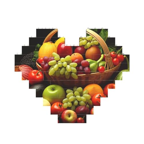 Verschiedene frisches Gemüse, Obst, Baustein-Puzzle, herzförmig, personalisiertes Bild, Puzzle, Foto-Puzzles für Erwachsene, 3D-Mikro-Bausteine für Heimdekoration, Ziegel-Set Verschiedene frisches Gemüse, Obst, Baustein-Puzzle, herzförmig, personalisiertes Bild, Puzzle, Foto-Puzzles für Erwachsene, 3D-Mikro-Bausteine für Heimdekoration, Ziegel-Set von BWLHJKE