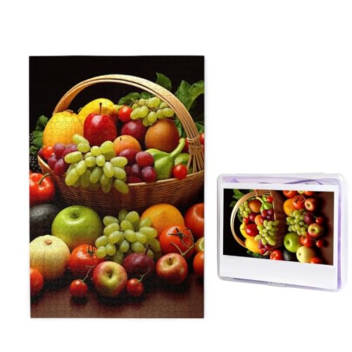 Vielfalt Frisches Gemüse Obst Puzzle für Erwachsene 1000 Teile, Holzpuzzle aus Fotos, herausfordernde Puzzles Perfekt für Spieleabende, Heimdekoration Puzzles Geschenk für Urlaub Geburtstag Vielfalt Frisches Gemüse Obst Puzzle für Erwachsene 1000 Teile, Holzpuzzle aus Fotos, herausfordernde Puzzles Perfekt für Spieleabende, Heimdekoration Puzzles Geschenk für Urlaub Geburtstag von BWLHJKE