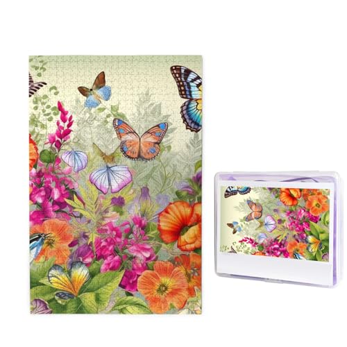 Vögel Blumen Schmetterling Puzzle für Erwachsene 1000 Teile Holzpuzzle aus Fotos herausfordernde Puzzles Perfekt für Spieleabende, Heimdekoration Puzzles Geschenk für Urlaub Geburtstag Vögel Blumen Schmetterling Puzzle für Erwachsene 1000 Teile Holzpuzzle aus Fotos herausfordernde Puzzles Perfekt für Spieleabende, Heimdekoration Puzzles Geschenk für Urlaub Geburtstag von BWLHJKE