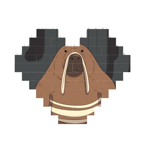 Walrus Baustein-Puzzle in Herzform, personalisiertes Bild, Puzzle, Foto-Puzzles für Erwachsene, 3D-Mikro-Bausteine für Heimdekoration, Steine-Set Walrus Baustein-Puzzle in Herzform, personalisiertes Bild, Puzzle, Foto-Puzzles für Erwachsene, 3D-Mikro-Bausteine für Heimdekoration, Steine-Set von BWLHJKE