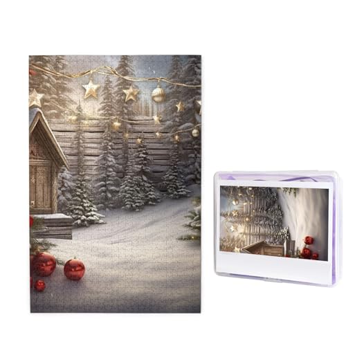 Weihnachten Holzpuzzle für Erwachsene 1000 Teile, Holzpuzzle aus Fotos, herausfordernde Puzzles Perfekt für Spieleabende, Heimdekoration Puzzles Geschenk für Urlaub Geburtstag Weihnachten Holzpuzzle für Erwachsene 1000 Teile, Holzpuzzle aus Fotos, herausfordernde Puzzles Perfekt für Spieleabende, Heimdekoration Puzzles Geschenk für Urlaub Geburtstag von BWLHJKE