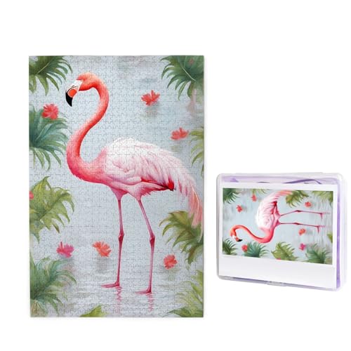 Weißer Flamingo Puzzle für Erwachsene 1000 Teile, Holzpuzzle aus Fotos, herausfordernde Puzzles perfekt für Spieleabende, Heimdekoration Puzzles Geschenk für Urlaub Geburtstag Weißer Flamingo Puzzle für Erwachsene 1000 Teile, Holzpuzzle aus Fotos, herausfordernde Puzzles perfekt für Spieleabende, Heimdekoration Puzzles Geschenk für Urlaub Geburtstag von BWLHJKE