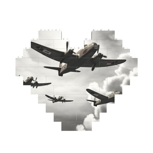 Weltkriegsbaustein-Puzzle, herzförmig, personalisiertes Bild, Puzzle, Foto-Puzzles für Erwachsene, 3D-Mikro-Bausteine für Heimdekoration, Steine-Set Weltkriegsbaustein-Puzzle, herzförmig, personalisiertes Bild, Puzzle, Foto-Puzzles für Erwachsene, 3D-Mikro-Bausteine für Heimdekoration, Steine-Set von BWLHJKE
