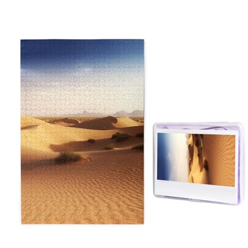 Wüstenlandschaft Puzzle für Erwachsene 1000 Teile, Holzpuzzle aus Fotos, herausfordernde Puzzles Perfekt für Spieleabende, Heimdekoration Puzzles Geschenk für Urlaub Geburtstag Wüstenlandschaft Puzzle für Erwachsene 1000 Teile, Holzpuzzle aus Fotos, herausfordernde Puzzles Perfekt für Spieleabende, Heimdekoration Puzzles Geschenk für Urlaub Geburtstag von BWLHJKE