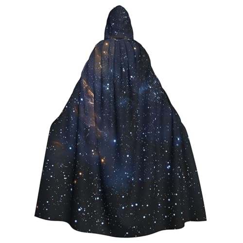 BWWHCCTI Bedruckter Kapuzenumhang mit Sternennacht im Weltraum für Unisex, Erwachsene, Halloween, Cosplay, Kostüme, langer Kapuzenmantel BWWHCCTI Bedruckter Kapuzenumhang mit Sternennacht im Weltraum für Unisex, Erwachsene, Halloween, Cosplay, Kostüme, langer Kapuzenmantel von BWWHCCTI