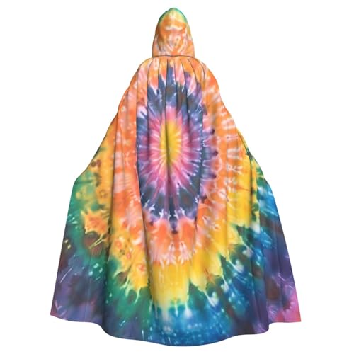 BWWHCCTI Kapuzenumhang mit Batikdruck, Unisex, Erwachsene, Halloween, Cosplay, Kostüme, langer Kapuzenmantel BWWHCCTI Kapuzenumhang mit Batikdruck, Unisex, Erwachsene, Halloween, Cosplay, Kostüme, langer Kapuzenmantel von BWWHCCTI