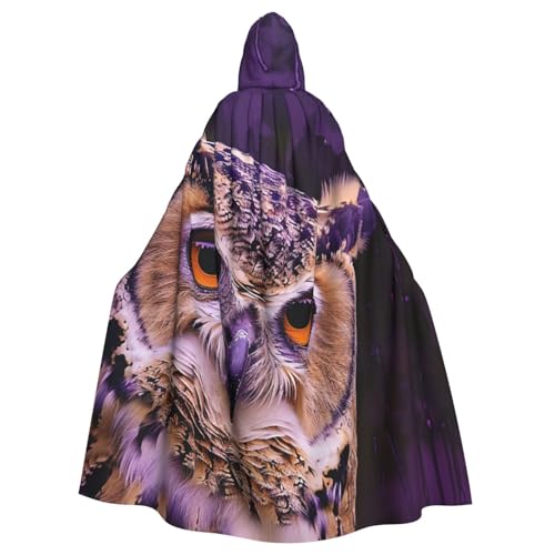 BWWHCCTI Kapuzenumhang mit Eulen-Motiv, Unisex, Erwachsene, Halloween, Cosplay, Kostüme, langer Kapuzenmantel BWWHCCTI Kapuzenumhang mit Eulen-Motiv, Unisex, Erwachsene, Halloween, Cosplay, Kostüme, langer Kapuzenmantel von BWWHCCTI