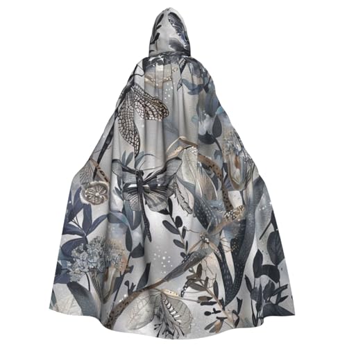 BWWHCCTI Kapuzenumhang mit Libellen-Motiv, für Unisex, Erwachsene, Halloween, Cosplay, Kostüme, langer Kapuzenmantel, Umhang BWWHCCTI Kapuzenumhang mit Libellen-Motiv, für Unisex, Erwachsene, Halloween, Cosplay, Kostüme, langer Kapuzenmantel, Umhang von BWWHCCTI