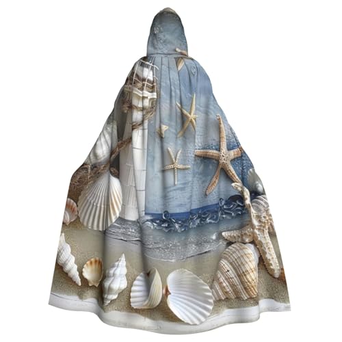 BWWHCCTI Kapuzenumhang mit Meeresmotiv, für Erwachsene, Unisex, Erwachsene, Halloween, Cosplay, Kostüme, langer Kapuzenmantel BWWHCCTI Kapuzenumhang mit Meeresmotiv, für Erwachsene, Unisex, Erwachsene, Halloween, Cosplay, Kostüme, langer Kapuzenmantel von BWWHCCTI