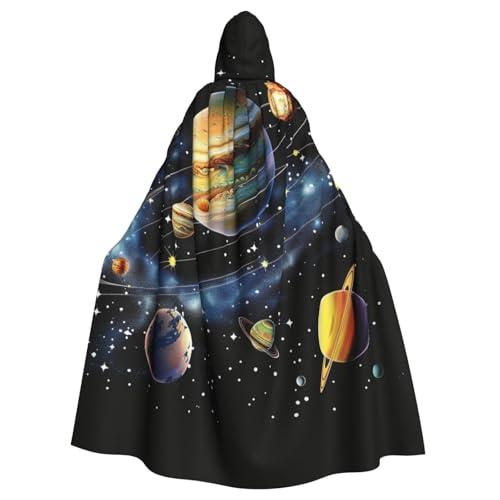 BWWHCCTI Kapuzenumhang mit Planeten, Sternen und Galaxie, bedruckt, Unisex, Erwachsene, Halloween, Cosplay, Kostüme, langer Kapuzenmantel BWWHCCTI Kapuzenumhang mit Planeten, Sternen und Galaxie, bedruckt, Unisex, Erwachsene, Halloween, Cosplay, Kostüme, langer Kapuzenmantel von BWWHCCTI