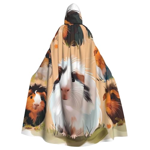 BWWHCCTI Kapuzenumhang mit niedlicher Haustier-Illustration, bedruckt, für Unisex, Erwachsene, Halloween, Cosplay, Kostüme, langer Kapuzenmantel BWWHCCTI Kapuzenumhang mit niedlicher Haustier-Illustration, bedruckt, für Unisex, Erwachsene, Halloween, Cosplay, Kostüme, langer Kapuzenmantel von BWWHCCTI