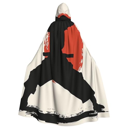 BWWHCCTI Karate Herren bedruckter Kapuzenumhang für Unisex-Erwachsene, Halloween, Cosplay, Kostüme, langer Kapuzenmantel BWWHCCTI Karate Herren bedruckter Kapuzenumhang für Unisex-Erwachsene, Halloween, Cosplay, Kostüme, langer Kapuzenmantel von BWWHCCTI