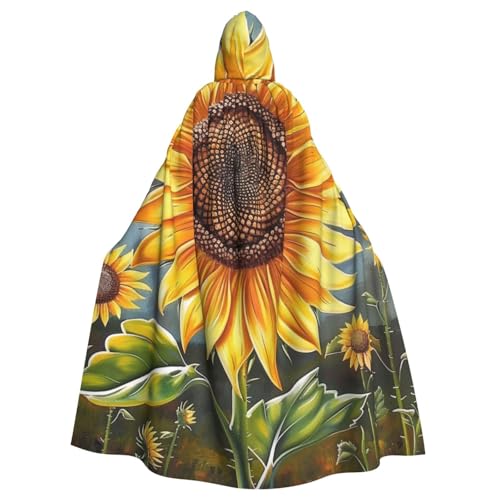 BWWHCCTI You Are My Sunshine Sonnenblumen-Umhang mit Kapuze, bedruckt, für Unisex, Erwachsene, Halloween, Cosplay, Kostüme, langer Kapuzenmantel BWWHCCTI You Are My Sunshine Sonnenblumen-Umhang mit Kapuze, bedruckt, für Unisex, Erwachsene, Halloween, Cosplay, Kostüme, langer Kapuzenmantel von BWWHCCTI