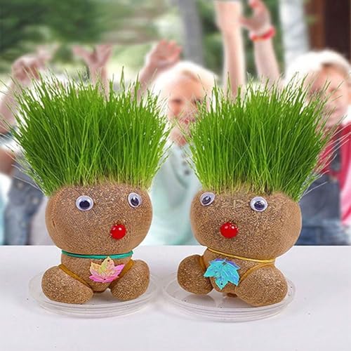 BXCCWSE Pflegeleichtes und winterhartes Pflanzenspielzeug,Winterhart zwiebeln,winterharte Pflanzen, Gras-Kopf-Puppe, blumenzwiebeln mehrjährig winterhart-3 Puppe BXCCWSE Pflegeleichtes und winterhartes Pflanzenspielzeug,Winterhart zwiebeln,winterharte Pflanzen, Gras-Kopf-Puppe, blumenzwiebeln mehrjährig winterhart-3 Puppe von BXCCWSE