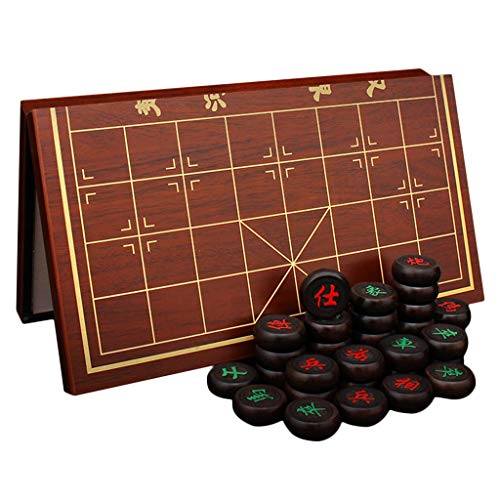 Faltbares Brettschach, tragbares chinesisches Schachspiel-Set, Strategie, Schachbrettspiel, Familienspiel for 2 Erwachsene und Kinder Faltbares Brettschach, tragbares chinesisches Schachspiel-Set, Strategie, Schachbrettspiel, Familienspiel for 2 Erwachsene und Kinder von BXHouP-BaiZTM