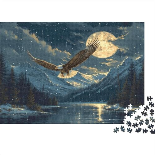 Adler Puzzle 1000 Teile Erwachsener Kniffel Spaß Für Die Ganze Familie - Abwechslungsreiche 1000 Puzzleteilige Motive Puzzlespiel Erwachsene, Puzzel 1000pcs (75x50cm) von BXYAFEKUD