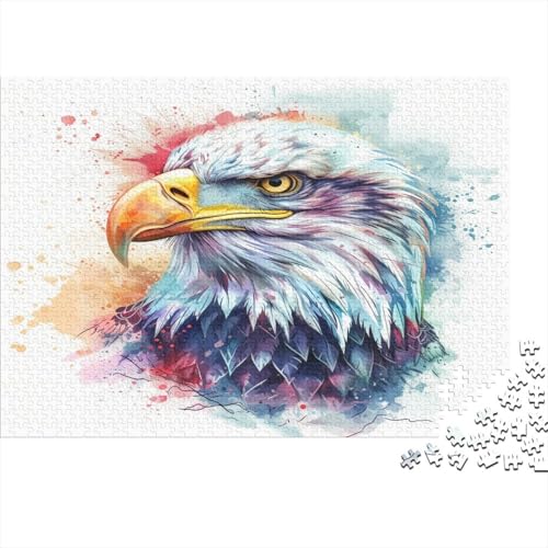 Adler Puzzle 1000 Teile Erwachsener Kniffel Spaß Für Die Ganze Familie - Abwechslungsreiche 1000 Puzzleteilige Motive Puzzlespiel Erwachsene, Puzzel 1000pcs (75x50cm) von BXYAFEKUD