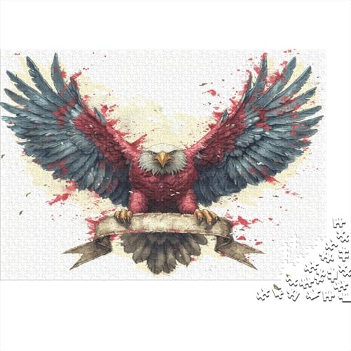 Adler Puzzle 1000 Teile Für Erwachsene Und Kinder Ab 14 Jahrenfür Stressabbauer Puzzlespiel Erwachsenen Puzzlespiel Puzzel 1000pcs (75x50cm) von BXYAFEKUD