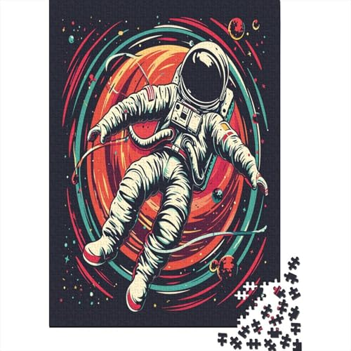 Astronaut Puzzle 1000 Teile Für Erwachsene Und Kinder Ab 14 Jahren Für Stressabbauer Puzzel 1000pcs (75x50cm) von BXYAFEKUD